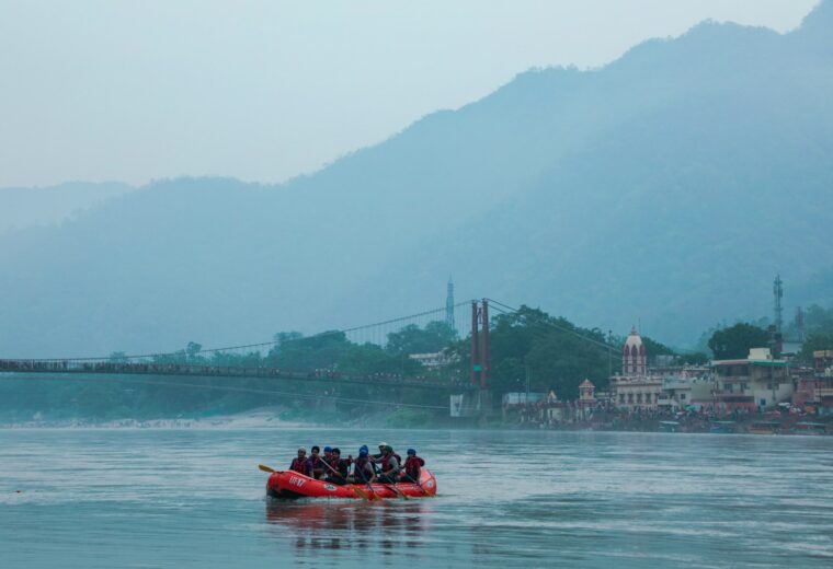 River rafting on the Kali